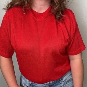 Classic Red Women's Top
